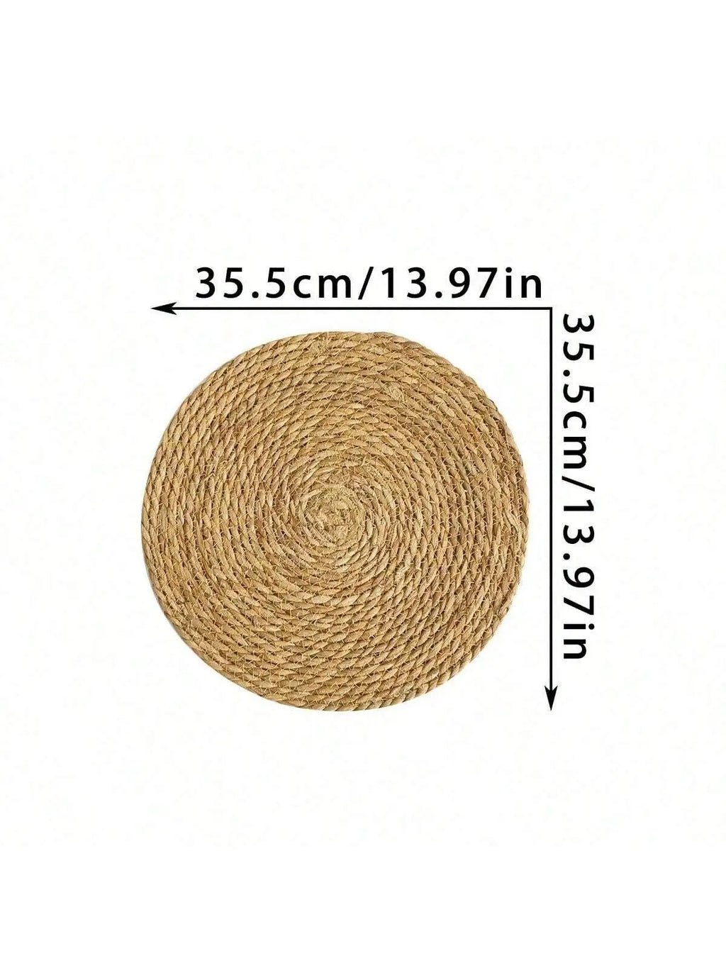 Hanging Woven Cloth Wall Basket Handmade Decorative Rustic Boho Wall Baskets Decor Home Farmhouse Wicker Round Seagrass Baskets-Serilas