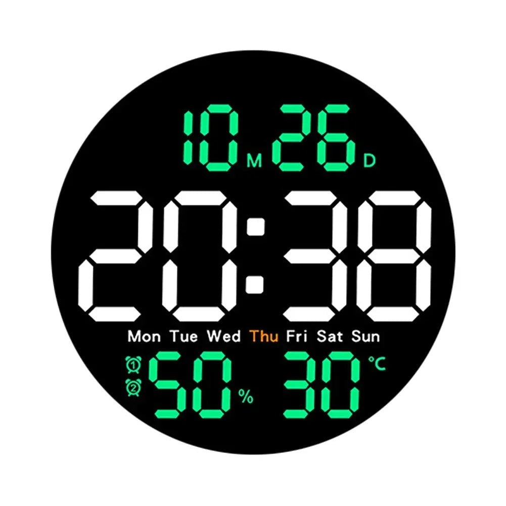 Digital Wall Clocks Large Screen With Timing Countdown Function Clocks For Home Bedroom Living Room Office Home Decoration-Serilas