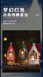 Christmas Scene Decoration Small Gifts Crafts Drifting Snow Crystal Ball Children's Toys Birthday Gift Decoration-Serilas