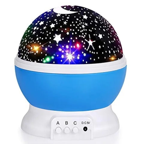 Night Lamp Projector Starry Sky Night Light Projector Baby Lamp Decor Rotating Starry Nursery Moon Galaxy Projector Table Light-Serilas