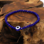 Multicolor Crystal Beaded Elastic Bracelets for Women Boho Jewelry Evil Eye Charm Bracelet Female Girl Gifts Wholesale-Serilas