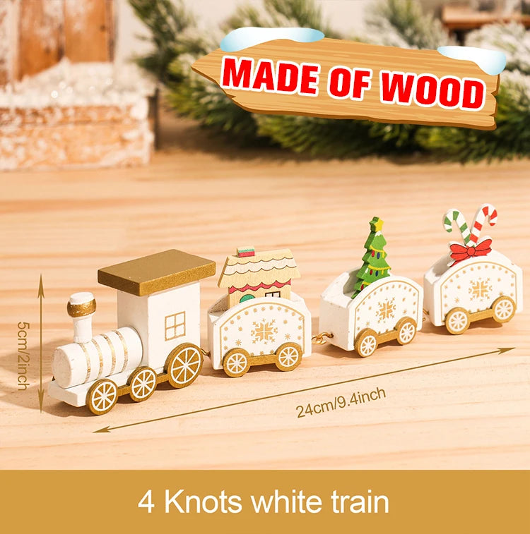 Christmas Train Merry Christmas Decorations For Home 2025 Cristmas Ornament Xmas Navidad Noel Gifts Happy New Year 2026 Gifts-Serilas