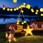 Solar String Lights 10/20/30 LED Outdoor Waterproof Christmas Garland Lantern Fairy Lamp String  for Garden Wedding Party Decor-Serilas