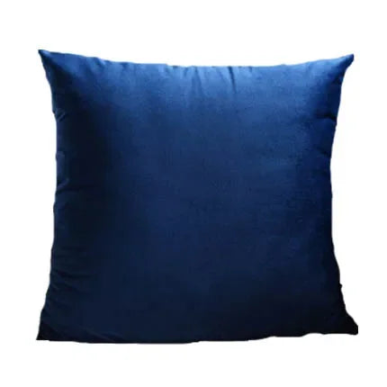 Velvet Cushion Cover Blue Home Decor Items Creative Decorative Pillows for Sofa Bed Living Room Personalized Gifts 40*40cm-Serilas
