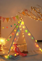 LED Lights String Star Garland Lamp USB/Battery Powered For Living Room Outdoor Garden Camping Wedding Christmas Party Decor-Serilas