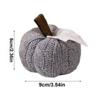 9cm Small Pumpkins Home Decor Knit Knitted Pumpkin Reusable Seasonal Charm Cozy Warm Decorative Ornaments Crochet Pumpkins-Serilas