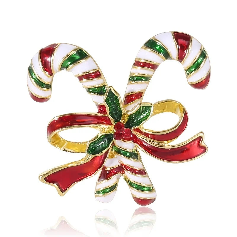 Fashionable Christmas Wreath Decoration Corsage ,31 Styles To Choose From Versatile Brooch, ,ideal Choice for Gifts-Serilas
