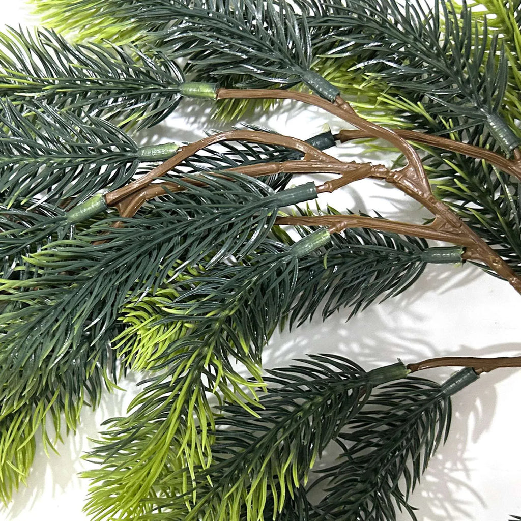 Christmas Garland Artificial Pine Garland For Outdoor Or Indoor Garden Green Fireplaces Holiday Party Decorations 1.8/1.9/2.7m-Serilas