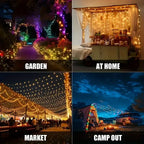 LED Solar Light String 8 Functions Outdoor Waterproof Lawn Starry Sky Christmas Garden Courtyard Decoration Atmosphere Lights-Serilas