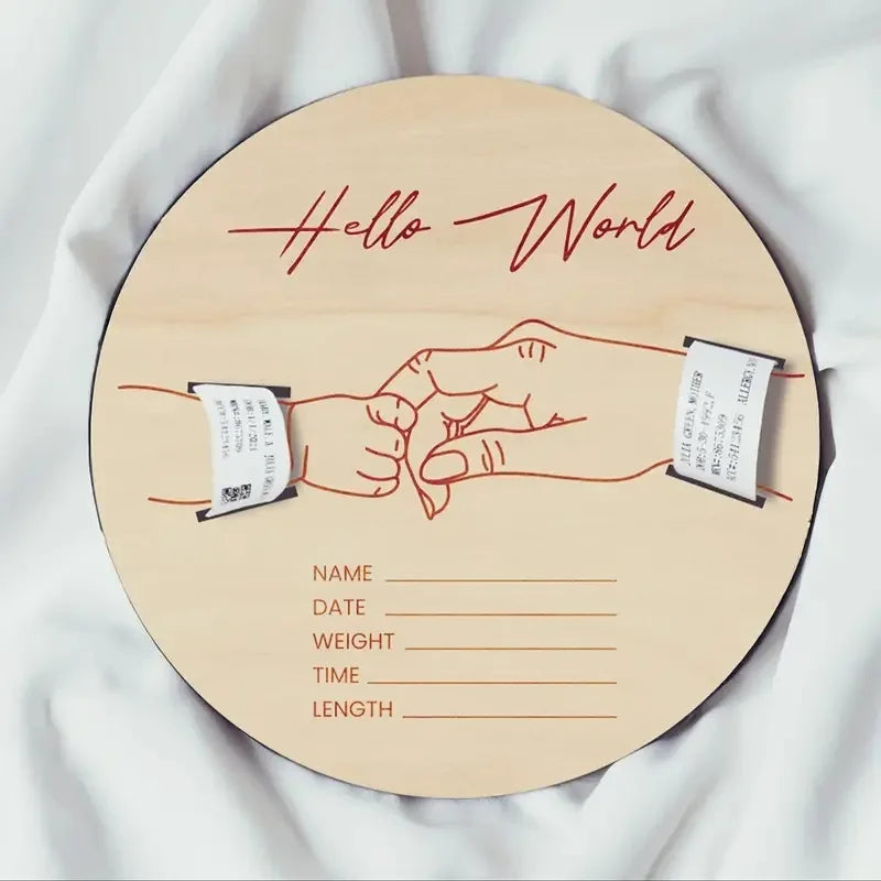 Newborn Engraved Keepsake Holder Photography Accessories  Personalized Name Baby Gift Memorial Day Gift ?-Serilas