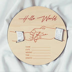 Newborn Engraved Keepsake Holder Photography Accessories  Personalized Name Baby Gift Memorial Day Gift ?-Serilas