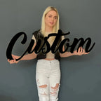 Personalized Custom Baby Name Sign Decor Acrylic Mirror Gold Wood Wall Signs Baby Shower Nursery Decor Wedding Party Plaque Gift-Serilas