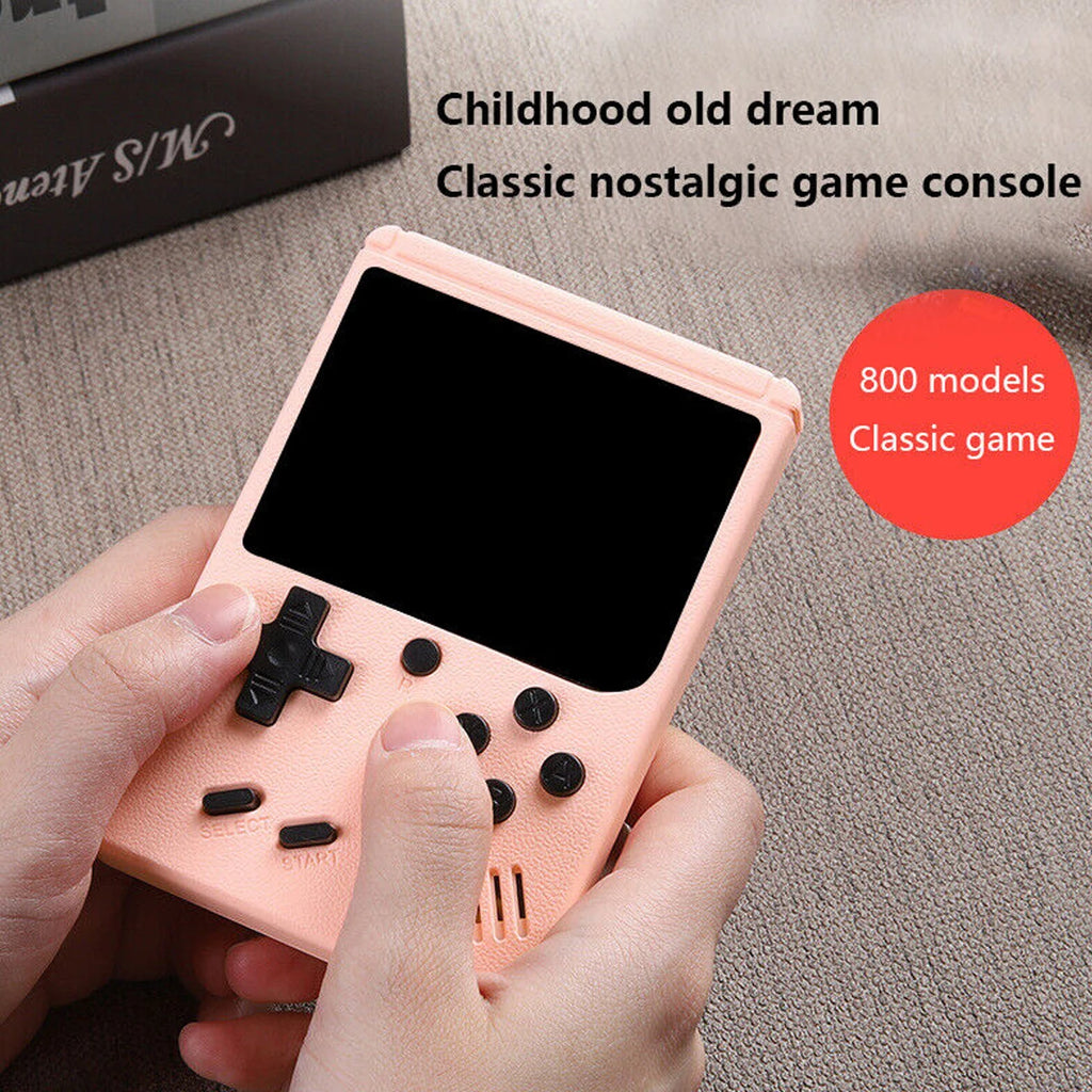 Mini Handheld Retro Video Game Console Built-in 800 Classic Games Gameboy Gifts-Serilas