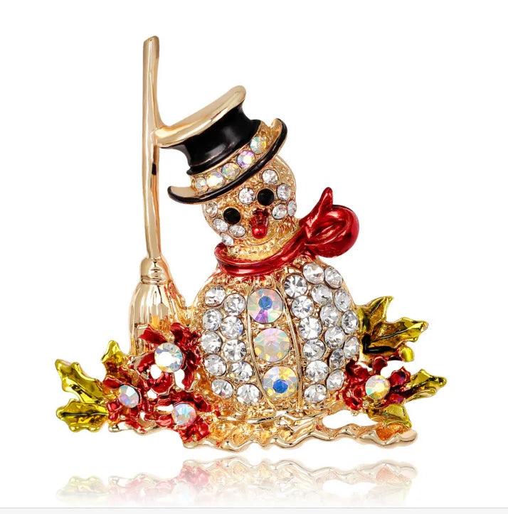 Fashionable Christmas Wreath Decoration Corsage ,31 Styles To Choose From Versatile Brooch, ,ideal Choice for Gifts-Serilas