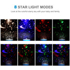 Night Lamp Projector Starry Sky Night Light Projector Baby Lamp Decor Rotating Starry Nursery Moon Galaxy Projector Table Light-Serilas