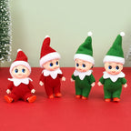 Christmas Baby Elf Dolls Mini Baby Pendants Merry Christmas Decor Gifts Festive Party Decoration Xmas Toys Gift For Kid Child-Serilas