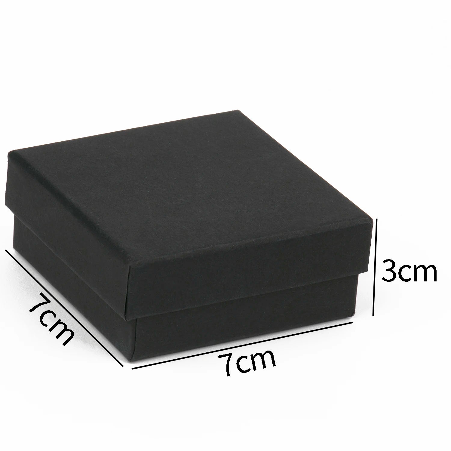 1PCS Black Square Jewelry Display Gifts Box Organizer Engagement for Ring Earring Brooch Necklace Bracelet Packaging Boxes-Serilas