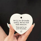 1pc Best Friend Gifts - Gift for Best Friend - BFF Birthday Gift - Christmas Gift for Besties - Funny Gift - Christmas Ornament-Serilas