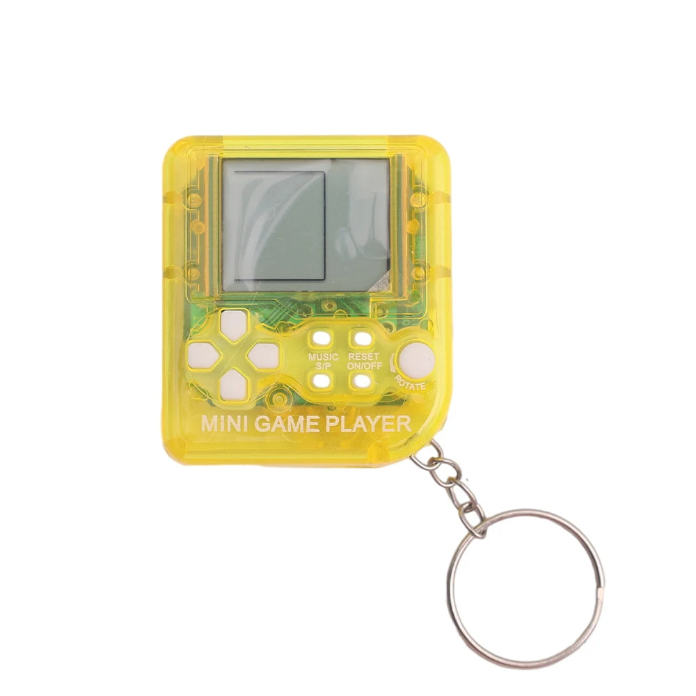 Portable Pocket Mini Classic Game Machine Keychain Children's Handheld Retro Nostalgic Game Console With Keyring Kids Toys Gift-Serilas