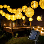 LED Solar Lantern String Lights Outdoor Garland Fairy Lights Solar Powered Garden Decorative Light for Christmas Wedding Party-Serilas