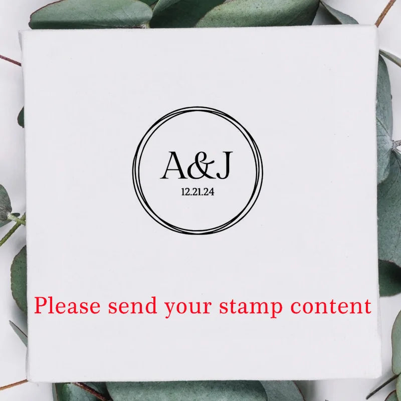 Ornament wreath Name Wedding Customized Wax Stamp Initial stamp,DIY Ancient Seal Retro Stamp,Personalized designVintage Wax Seal-Serilas