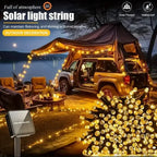 LED Solar Light String 8 Functions Outdoor Waterproof Lawn Starry Sky Christmas Garden Courtyard Decoration Atmosphere Lights-Serilas