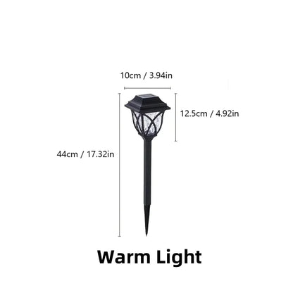 8 Pack LED Solar Courtyard Lamp Outdoor Waterproof Lawn Lights Solar Garden Paths Lane Landscape Lighting Decorative Lights
