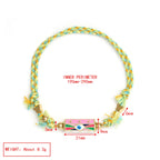 Lucky Eye Copper Enamel Turkish Evil Eye Charm Bracelet DIY Adjustable Rope Chain Bracelet for Women Men Girls Fashion Jewelry-Serilas