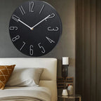 Wall clock living room household hanging fashion clock light luxury modern simple creative hanging wall ultra-quiet minimalist-Serilas