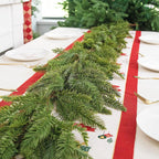 Christmas Garland Artificial Pine Garland For Outdoor Or Indoor Garden Green Fireplaces Holiday Party Decorations 1.8/1.9/2.7m-Serilas