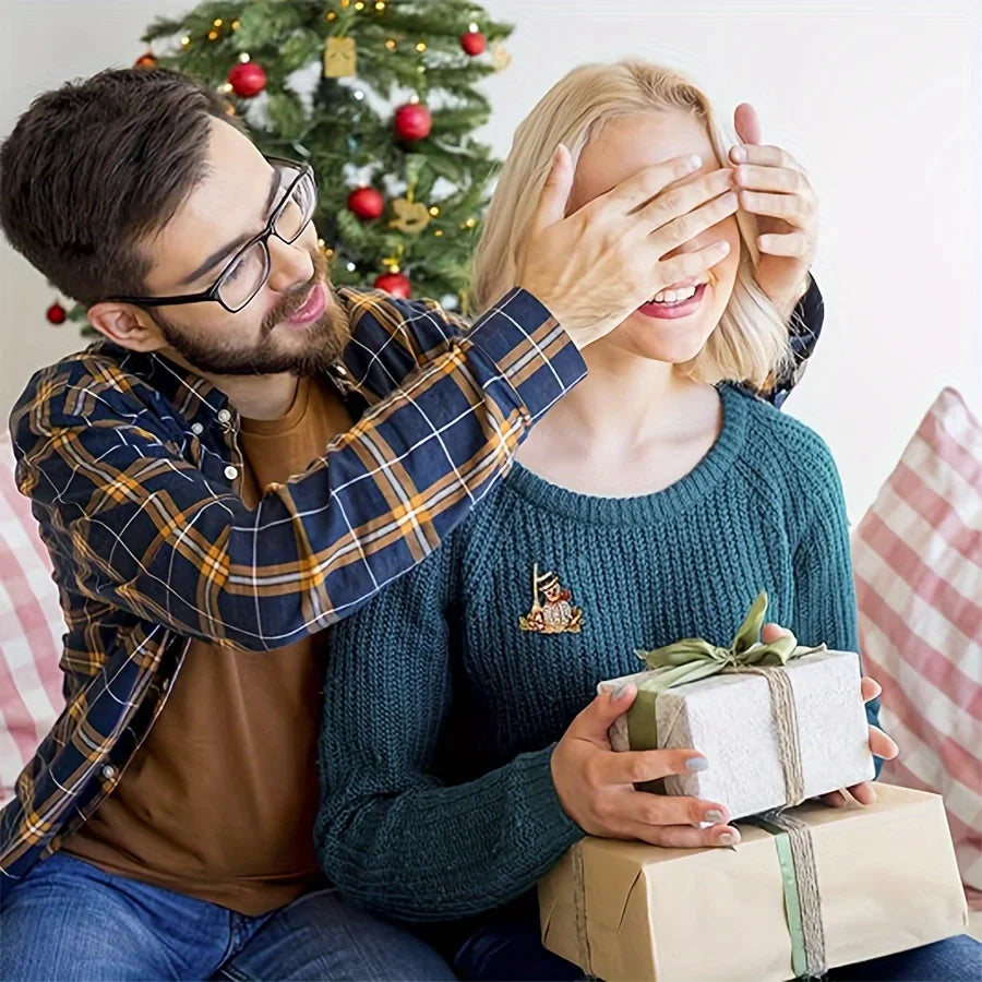 Fashionable Christmas Wreath Decoration Corsage ,31 Styles To Choose From Versatile Brooch, ,ideal Choice for Gifts-Serilas