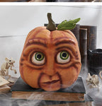 Artificial Pumpkin Statue for Garden Decoration, Pumpkin Face, Monster, Party Decoration, Expression-Serilas