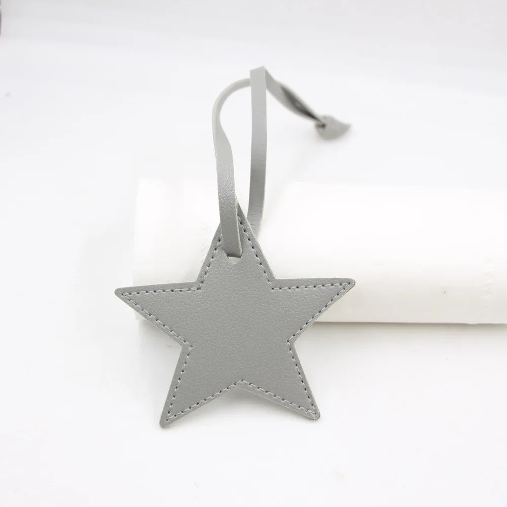 Personalized Letter Lucky Star Pendants For Bags Popular DIY Gift Custom Name Women Bag Charm Accessories Fashion Car Ornament-Serilas
