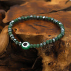 Multicolor Crystal Beaded Elastic Bracelets for Women Boho Jewelry Evil Eye Charm Bracelet Female Girl Gifts Wholesale-Serilas