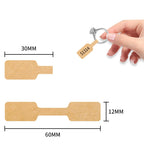 500pcs Paper Self Adhesive Ring Price Tags Stickers Blank Bracelet Price Labels Necklace Display Diy Jewelry Packaging Supplies-Serilas