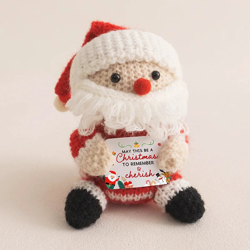 Christmas Positive Crochet Gifts Handmade Crochet Animals Dolls Christmas Gifts for women, Men, Mom, Dad, Teacher, Friend-Serilas