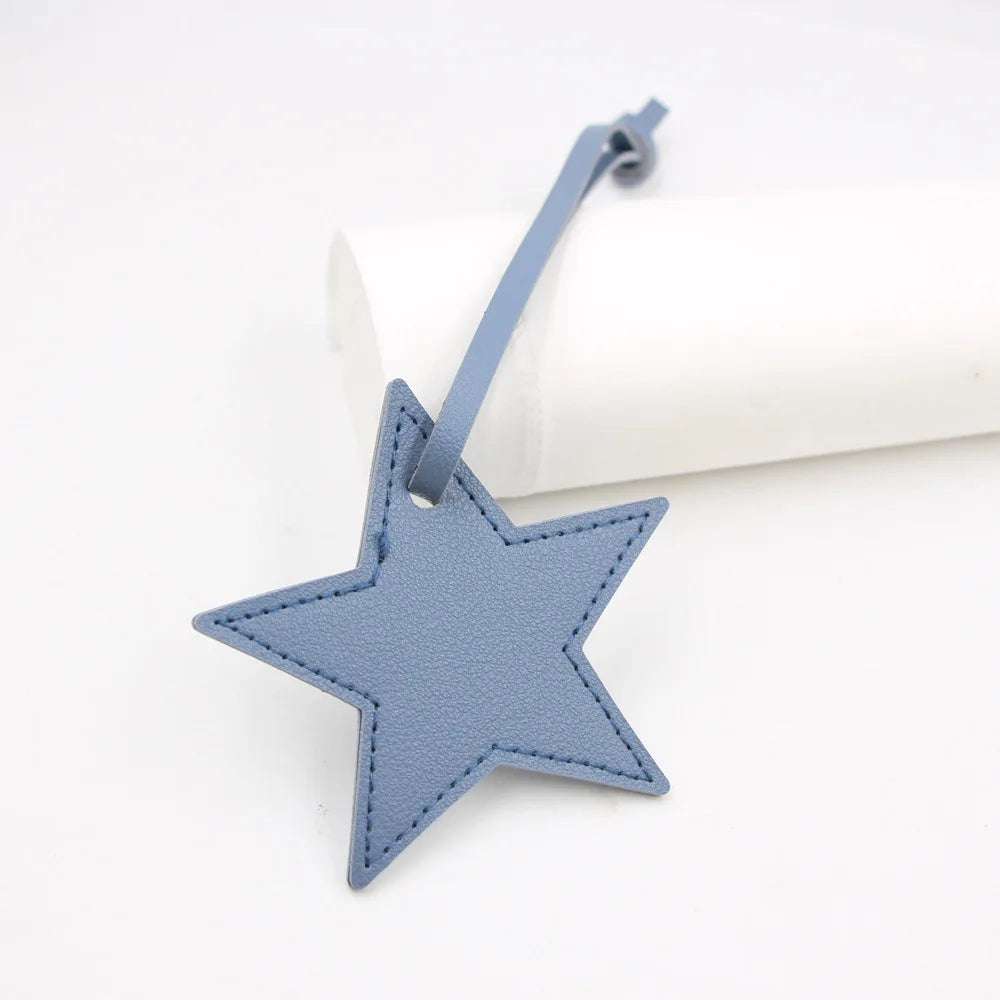 Personalized Letter Lucky Star Pendants For Bags Popular DIY Gift Custom Name Women Bag Charm Accessories Fashion Car Ornament-Serilas