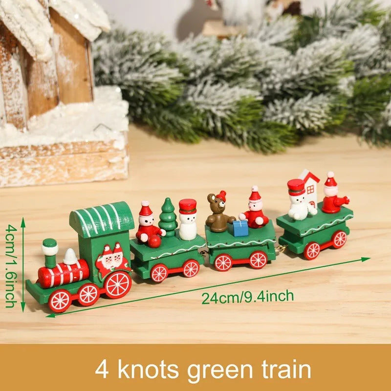 Christmas Train Merry Christmas Decorations For Home 2025 Cristmas Ornament Xmas Navidad Noel Gifts Happy New Year 2026 Gifts-Serilas