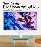 Smart Projector WIFI Mini Portable Home Theater Mobile Phone Same Screen Projector Support 4K LED Home Video Projector &Speaker-Serilas