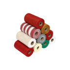 Christmas Tree Decorations Ribbon Mesh Ribbon for Wreath Bow Garland 2025 Christmas Decor Home Decor Gifts Navidad New Year 2026-Serilas