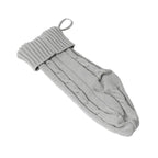 Large Christmas decorations Christmas stocking gift bag Knitted Christmas pendant Cross border woolen Christmas stocking-Serilas