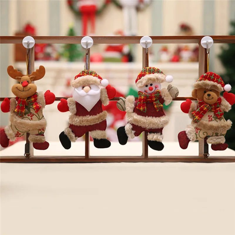 Dancing Santa Merry Christmas Ornaments xmas Tree Hanging Toys Christmas Tree Decoration Home Decor Present Xmas Children'S Gift-Serilas