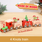 Christmas Train Merry Christmas Decorations For Home 2025 Cristmas Ornament Xmas Navidad Noel Gifts Happy New Year 2026 Gifts-Serilas