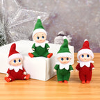 Christmas Baby Elf Dolls Mini Baby Pendants Merry Christmas Decor Gifts Festive Party Decoration Xmas Toys Gift For Kid Child-Serilas