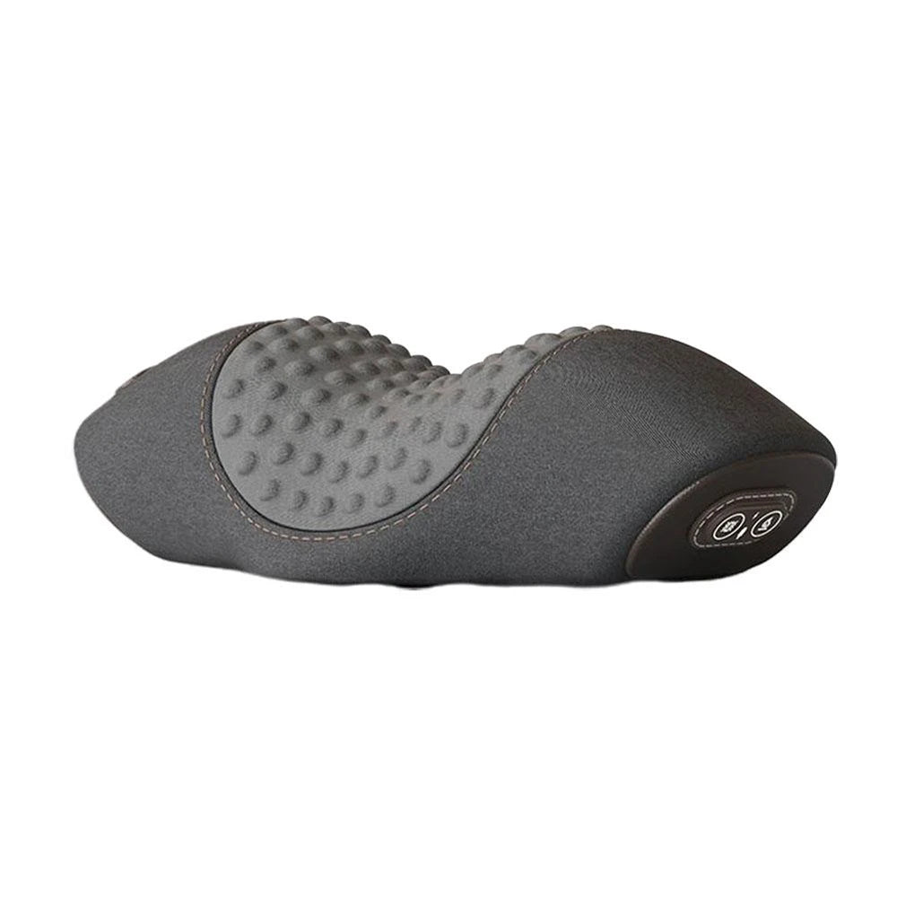 Electric Neck Massage Pillow Heating Vibration Neck Massager Back Cervical Traction Relax Sleeping Memory Foam Spine Support-Serilas