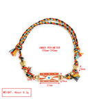 Lucky Eye Copper Enamel Turkish Evil Eye Charm Bracelet DIY Adjustable Rope Chain Bracelet for Women Men Girls Fashion Jewelry-Serilas