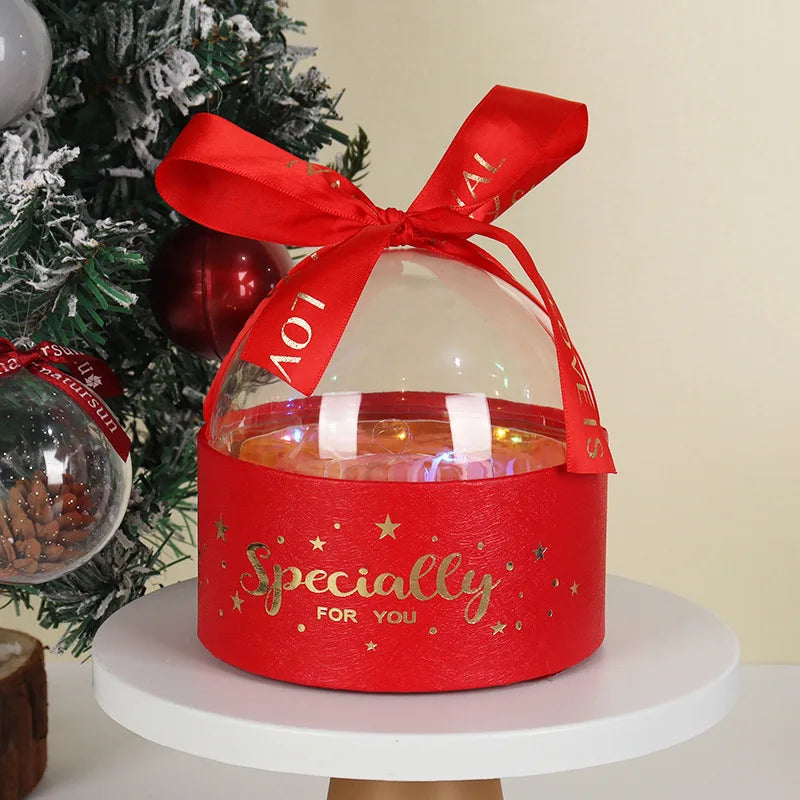 Candy Box Hot Christmas Festival Gift Box Christmas Gift Box Gold For Holiday Packaging Christmas Festival Decoration Gift-Serilas