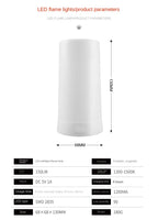 LED Flame Lamps for Room Simulated Flame Night Lights Lava Lamps Indoor Bar Ktv Wedding Decoration for Christmal New Year Gift-Serilas