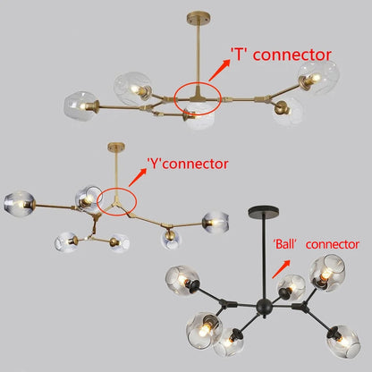 NorduGlow™ Modern LED Hanging Chandelier