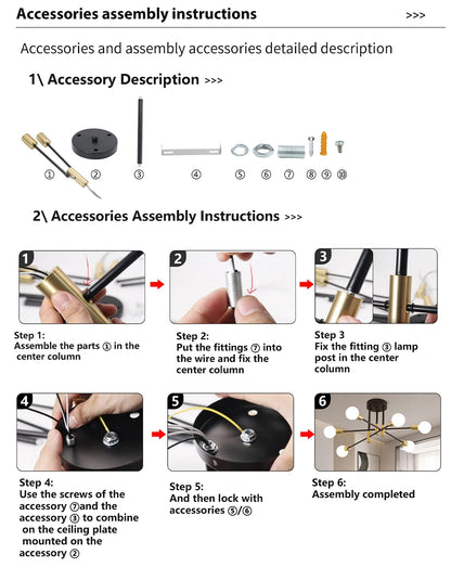 VeloraLux™ Retro Luxury LED Chandelier